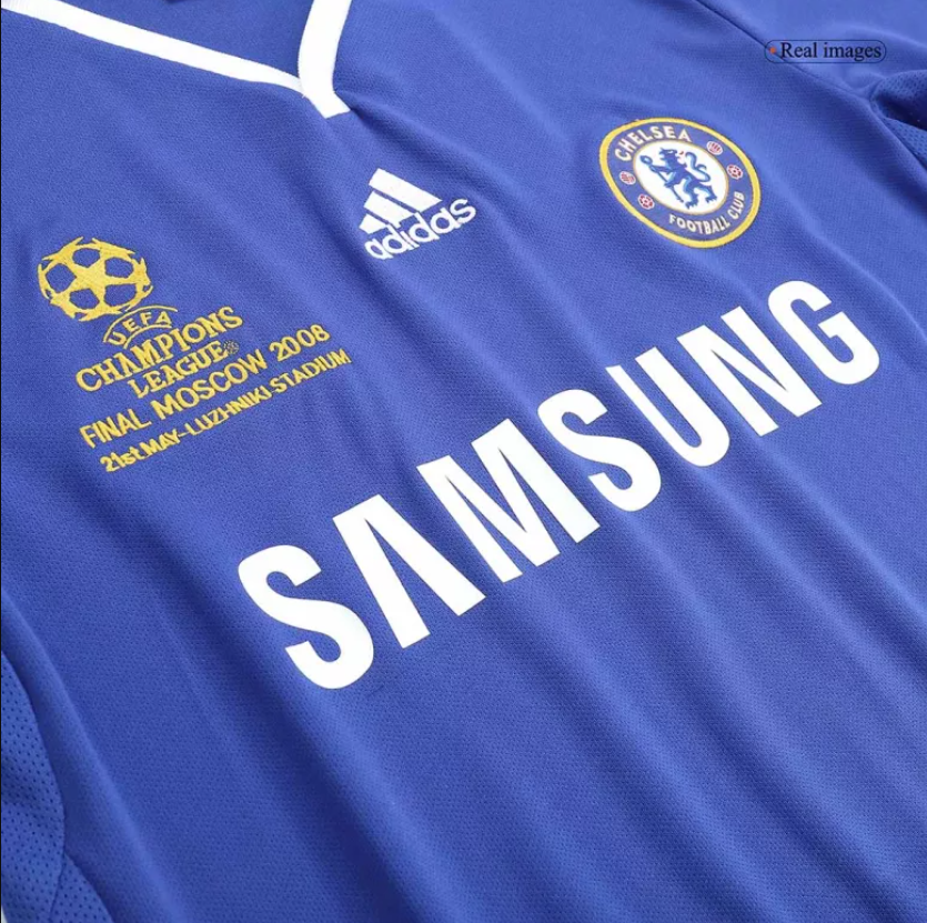 Chelsea 2008 UCL Retro Home Jersey - Player Selectable